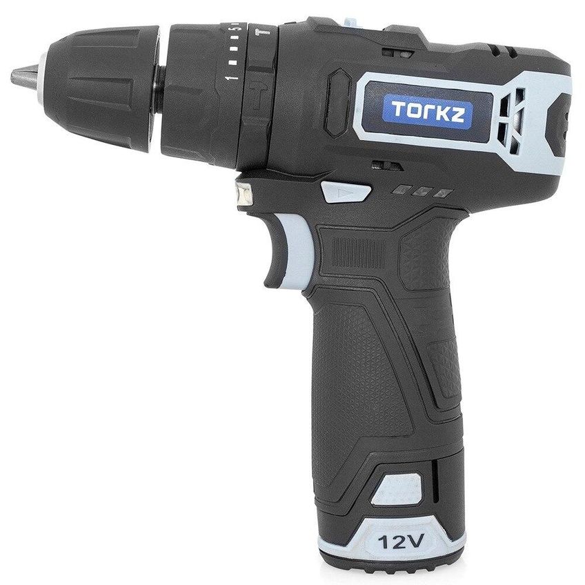 Furadeira Parafusadeira Profissional Trb0014 E Jogo De Bits E Brocas Torkz Trk0007, 128 Peças - imagem 3
