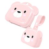 Kit Porta Chupetas E Saboneteira Ursa Plasutil
