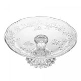 Boleira Prato Bolo Com Pe New Butterfly Cristal Ecologico