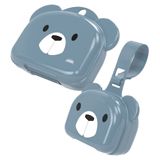 Kit Porta Chupetas E Saboneteira Urso Plasutil