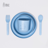 Kit Alimentação Infantil Leo Petit Piá 5 Peças Prato Talher