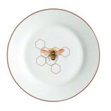 Prato Sobremesa Porcelana Abelha 19cm (9505009)