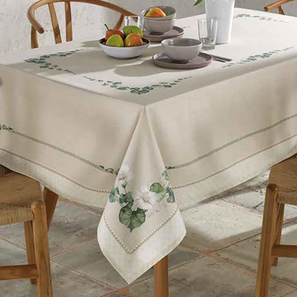 Toalha De Mesa Retangular 140x210cm Clean Renova Botânica D - Dohler Estampado Digital