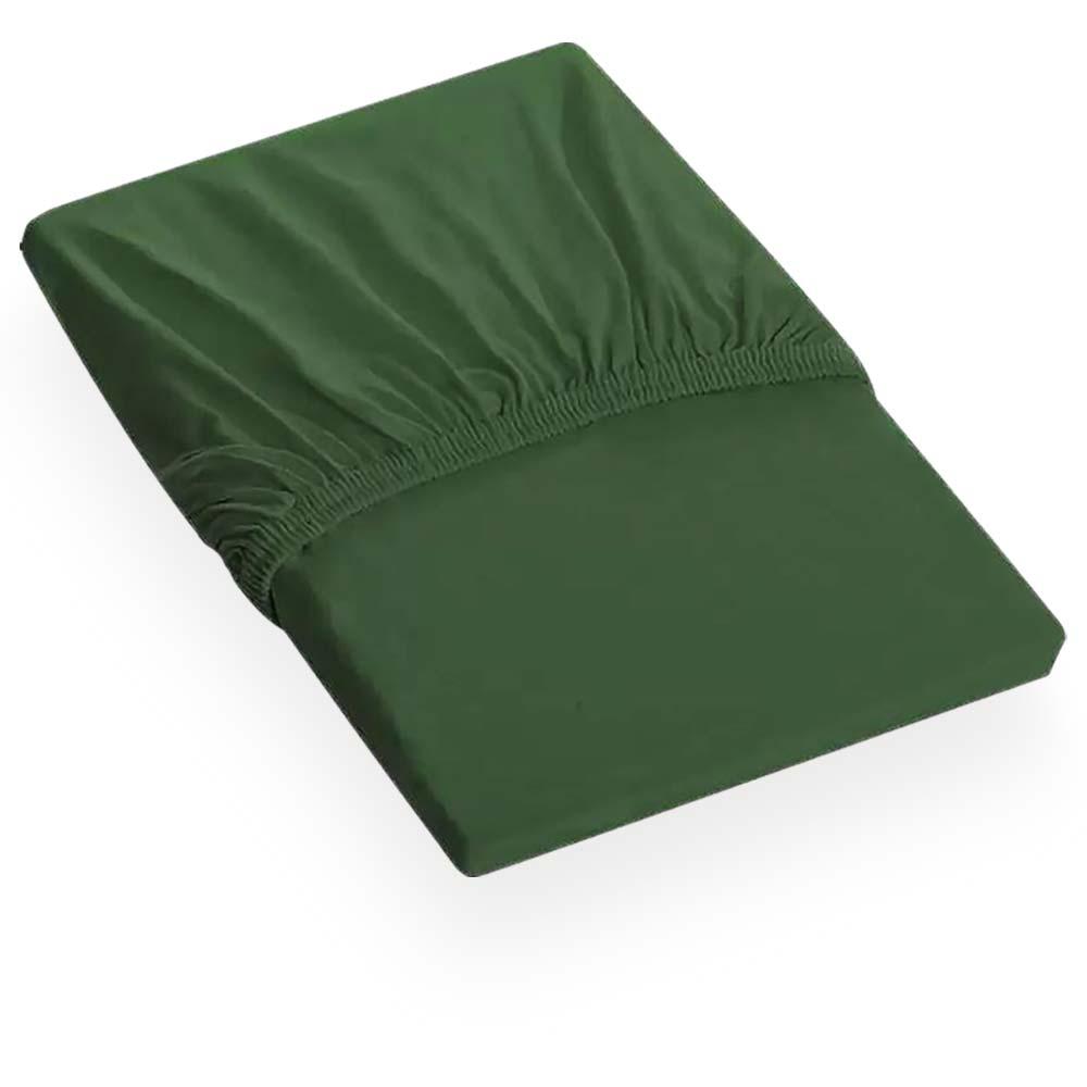 Lençol Avulso Com Elástico Solteiro King Malha Colors - Catran Oliva