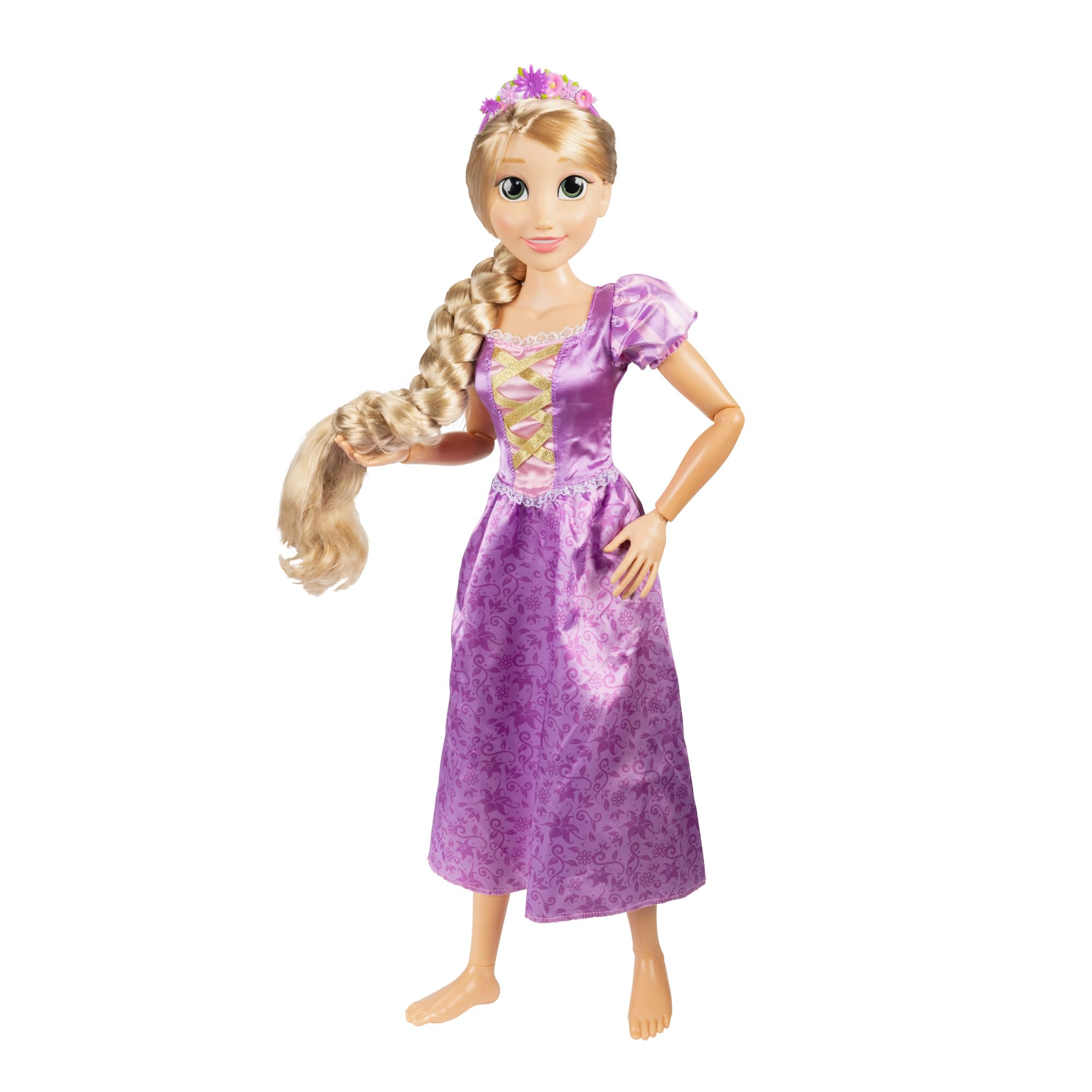 Boneca Disney Princess Rapunzel Playdate 81 Cm Com Acessórios
