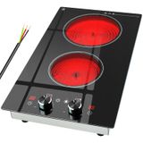 Fogão Elétrico Zarbaco 2 Burner 3000w 220-240v Ceramic