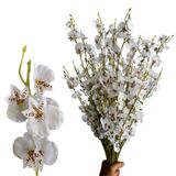 15 Galhos De Orquídeas Chuva De Ouro Artificial Decoração Elegante Para Eventos E Festa No Campo