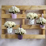 20 Mini Buquês De Hortênsia Artificial 26x22 Flores Artificiais Para Arranjos Modernos Em Comércios