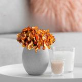 8 Mini Buquês De Hortênsia Artificial - Flores Artificiais Para Ambientes Modernos E Clássicos 26x22