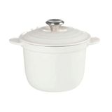 Panela De Arroz Le Creuset Sem Tampa Interna 18cm Branca 22110016010041