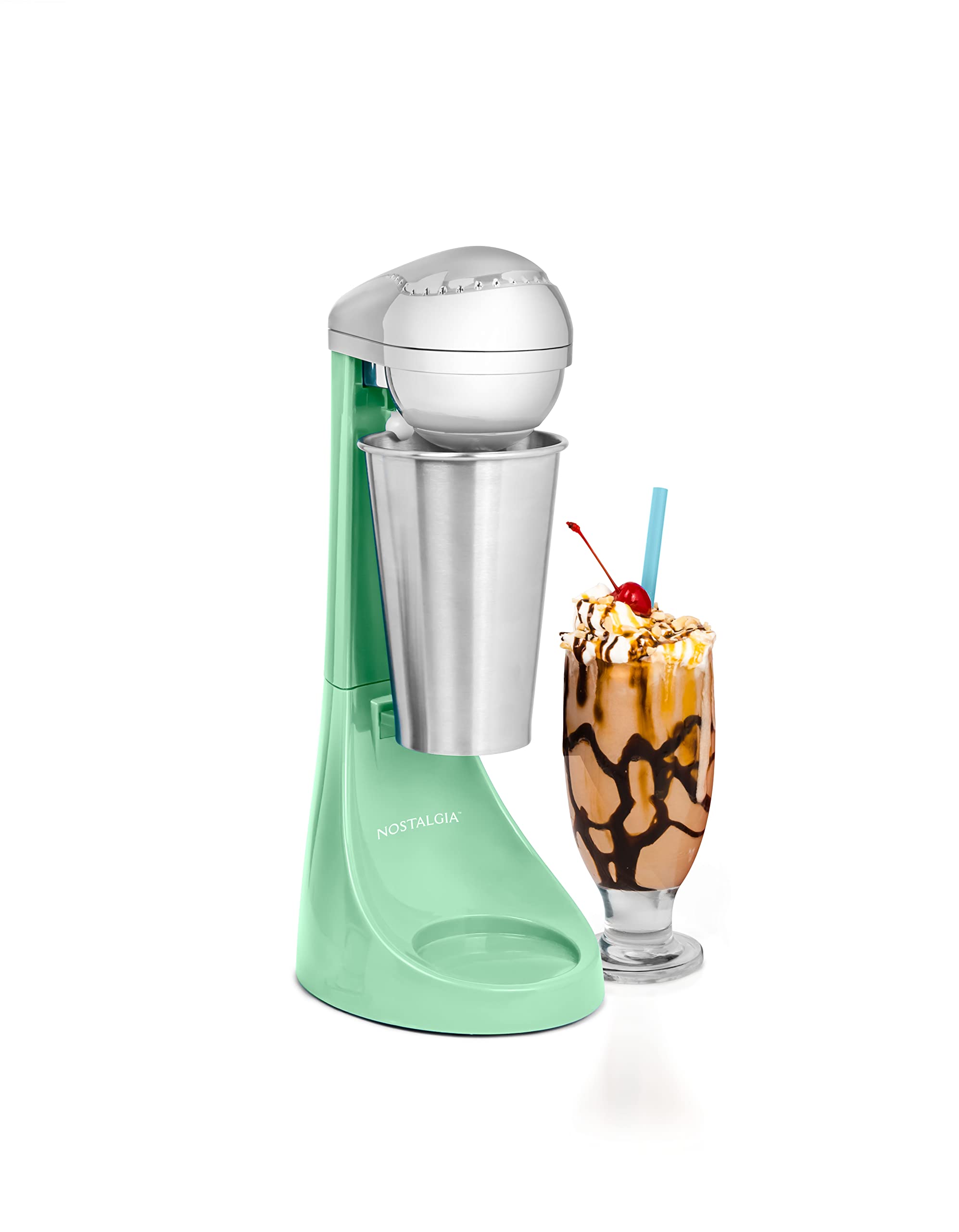Milkshake Elétrico E Misturador De Bebidas Nostalgia 500ml