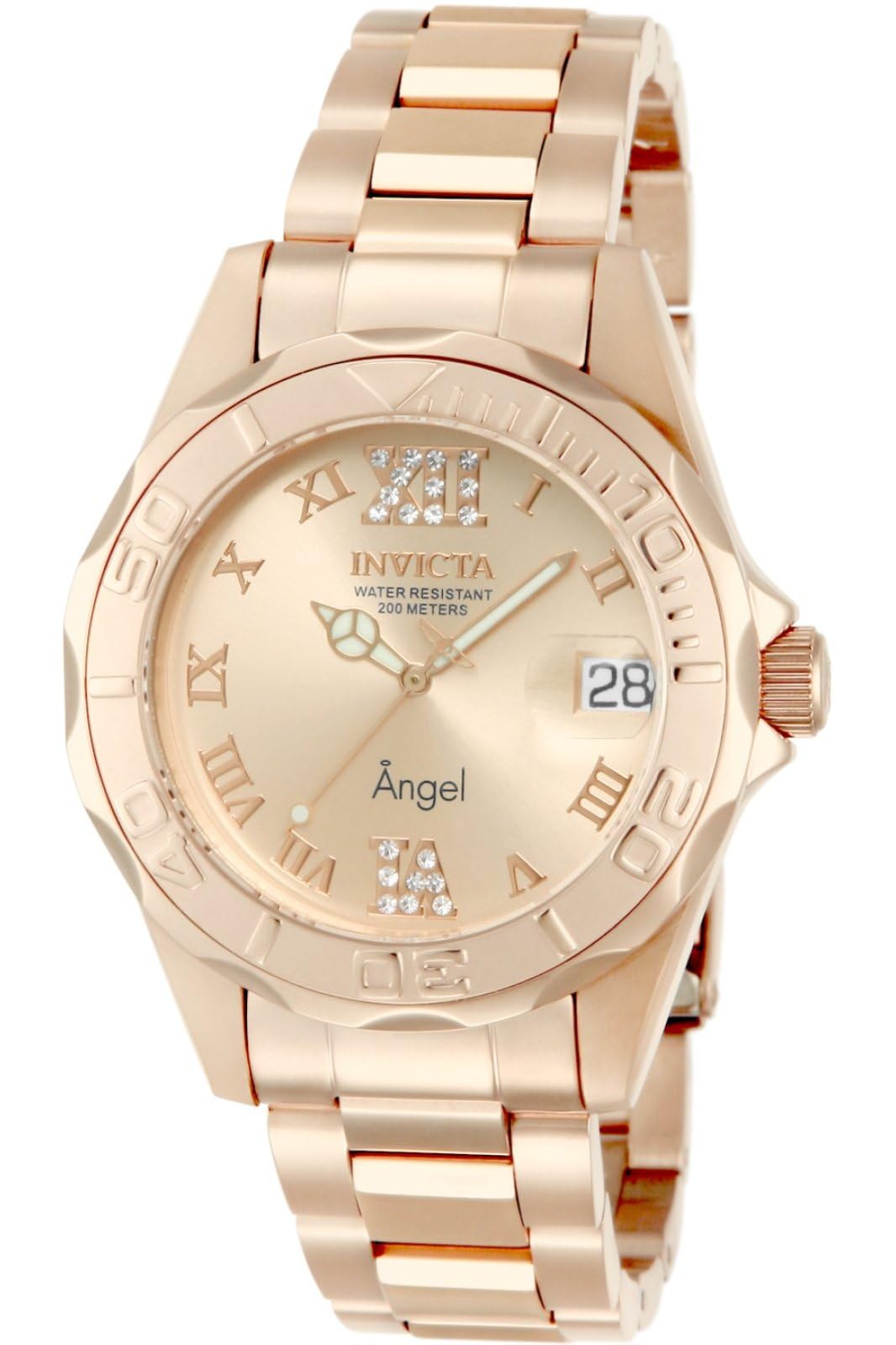 Relógio Feminino Invicta Pro Diver 12852 Com Mostrador Prateado Em Dois Tons