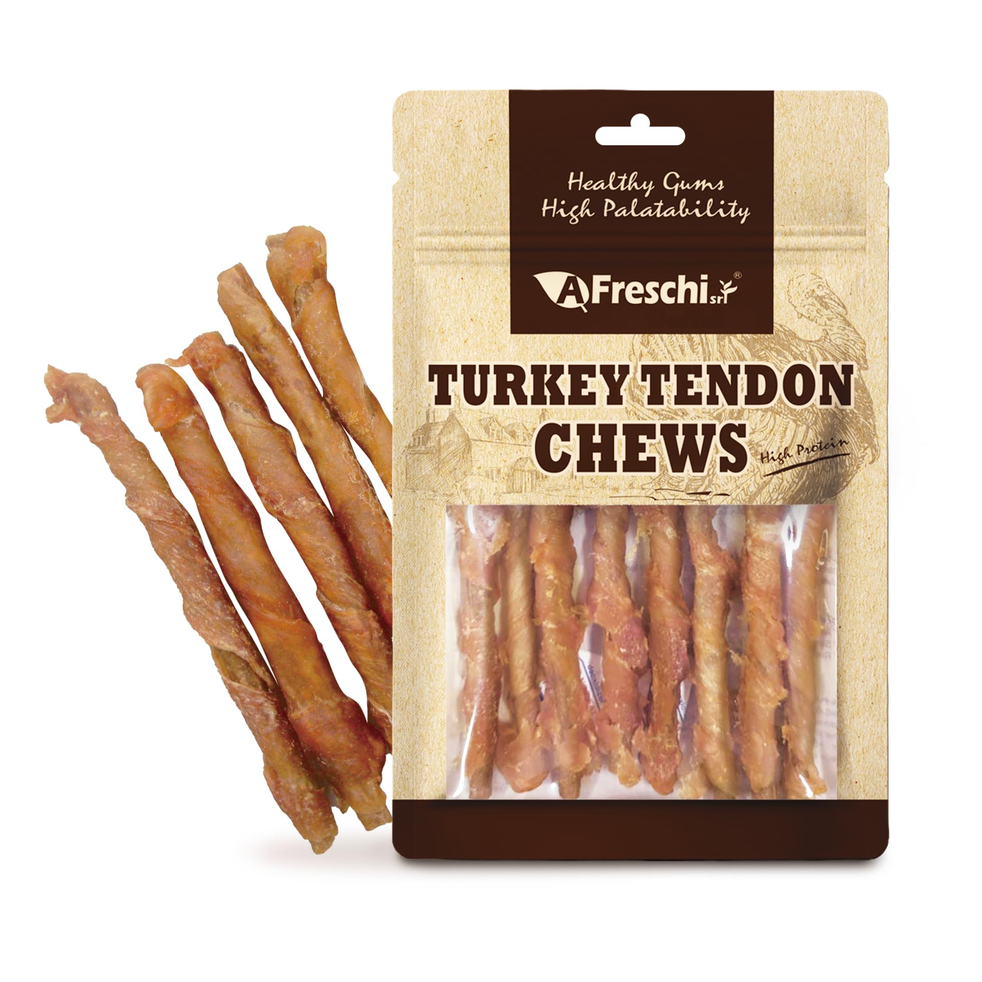 Palito De Frango Embrulhado Com Tendão De Perú Para Cães