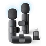 Microfone De Lapela Sem Fio Kukiho Para Iphone Ipad Android