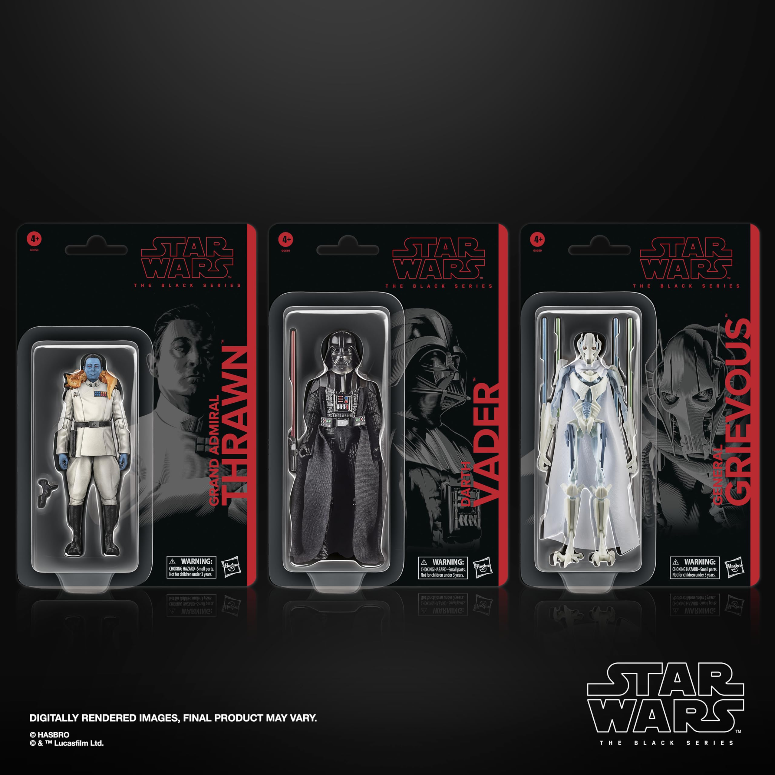Boneco De Ação Star Wars The Black Series, Pacote Com 15 Cm