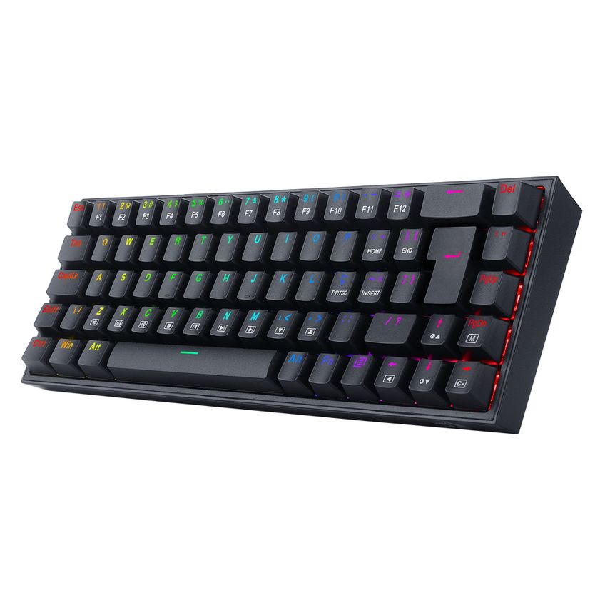 Teclado Gamer Redragon Castor Rgb Mecânico Preto Switch Brown - K631-rgb (pt) Brown - 5843 - imagem 4