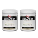 Kit 2 Creafort 100% Creatina Creapure Em Pó 300g Vitafor