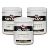 Kit 3 Creafort 100% Creatina Creapure Em Pó 300g Vitafor