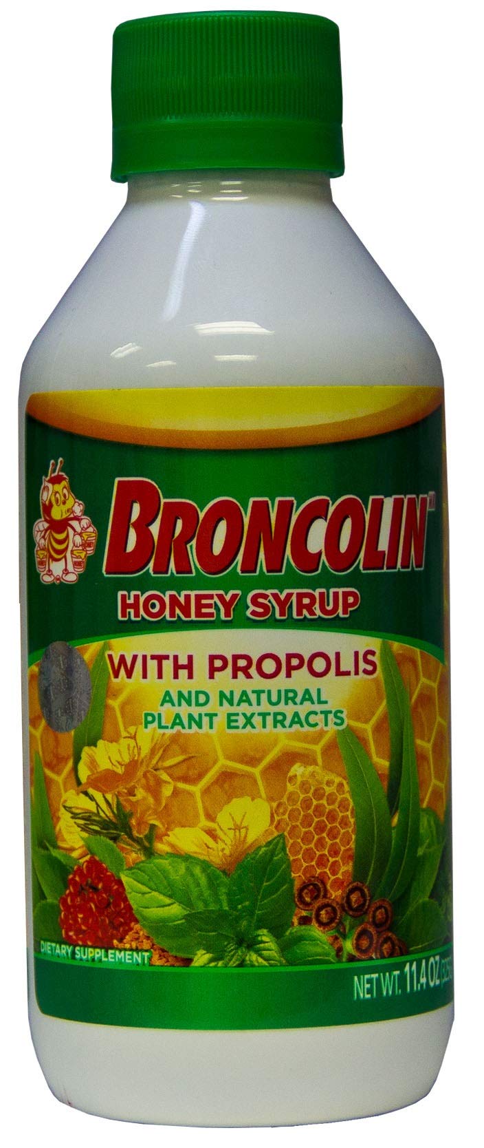 Xarope Broncolin Honey Com Própolis, Extratos Naturais 340ml