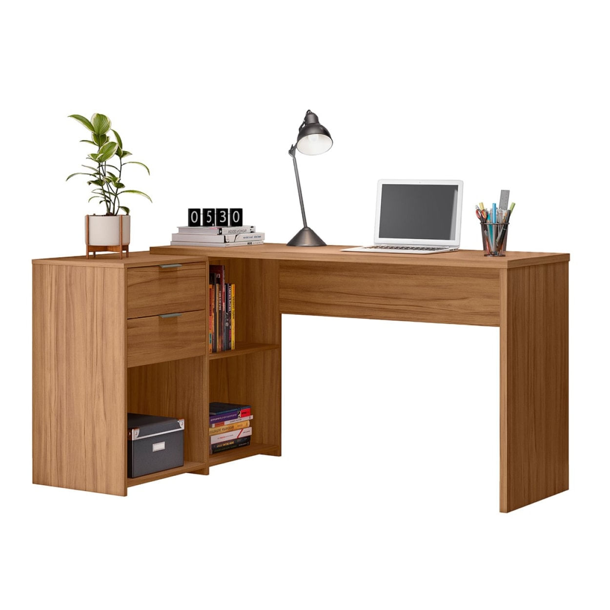 Escrivaninha Canto E Reto Office Notável Freijo Trend