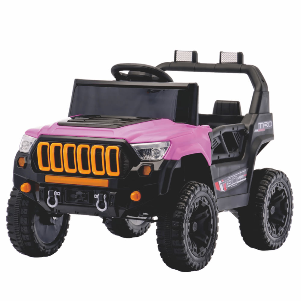 Jipe Elétrico Infantil Bang Toys Titan Xr 12v Rosa