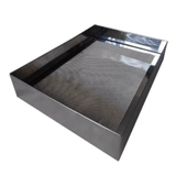 Escorredor De Frituras Stevan Metal - 40x60cm Aço Inox Aço Inox Escovado Stevan Metal