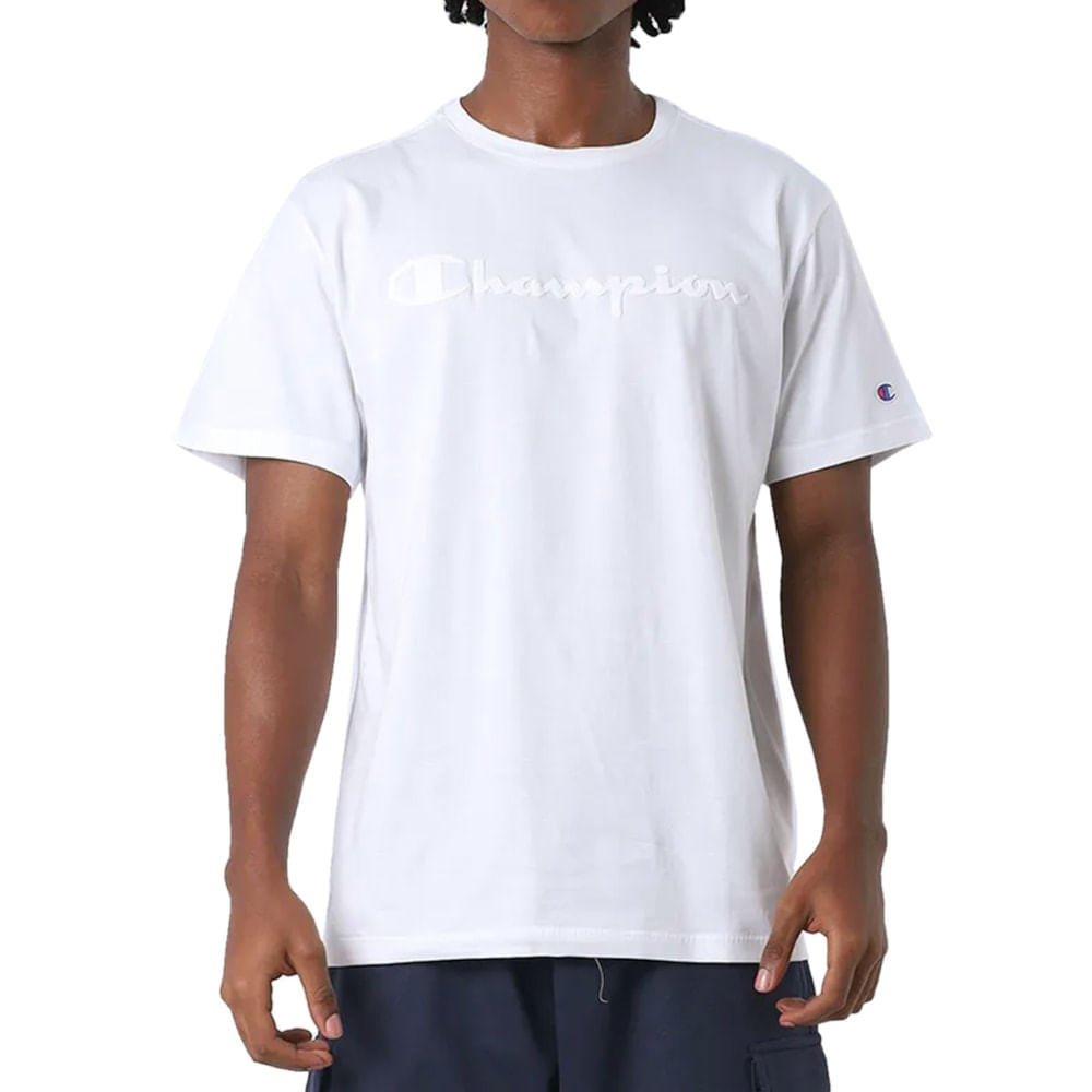Camiseta Champion Script Relevo Surton Off White