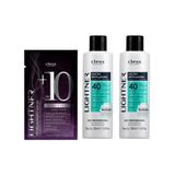 Po Descolorante Lightner Ametista 50g + 2 Ox 100ml 40vol