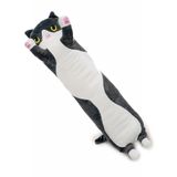 Travesseiro Corpo Pelucia Abraçar Hug Me Up Confortável 70cm Gatão Preto