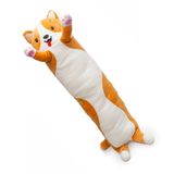 Travesseiro Corpo Pelucia Abraçar Hug Me Up Confortável 70cm Dogão Caramelo