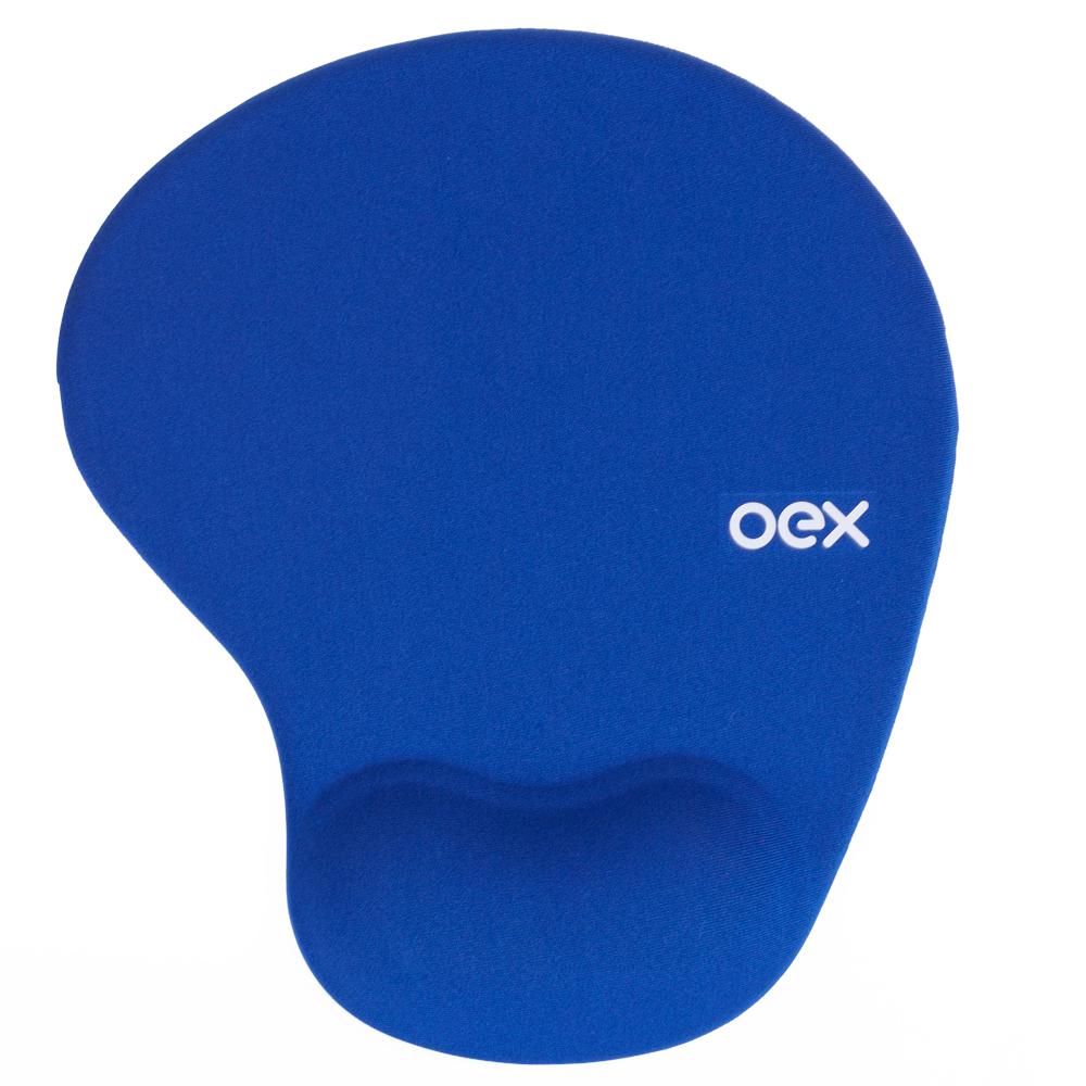 Mousepad Gel Oex Confort Mp200 Azul