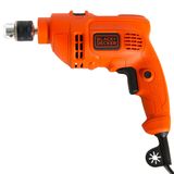 Kit Furadeira De Impacto 3/8" Black &amp; Decker Tm500 560w 127v Com 4 Brocas Tramontina