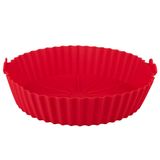 Forma Para Airfryer Redonda Silicone 23cm 1200ml Cookpop Cazza Sortida