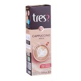 Cápsula De Café Expresso Tres Com 10 Cappuccino Avelã