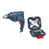 Kit Furadeira De Impacto 3/8" Gsb450re 127v Com Maleta Xline 34 Peças 450w