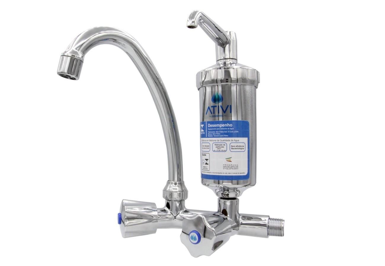 Torneira Móvel Com Filtro 406 Ativi Filtro