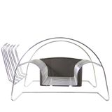 Escorredor 11 Pratos Arthi Fan 1011 Com Porta Copos