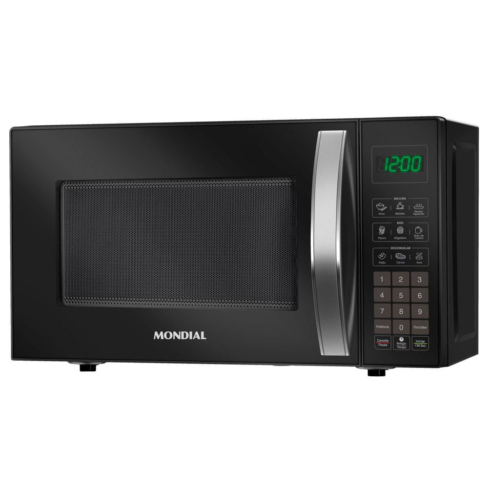 Forno Micro-Ondas 21L Mondial MO01 Preto 220V