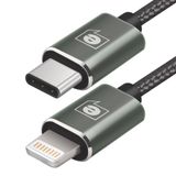 Cabo Usb Tipo-c Para Iphone 1.5m Easy Mobile Cinza