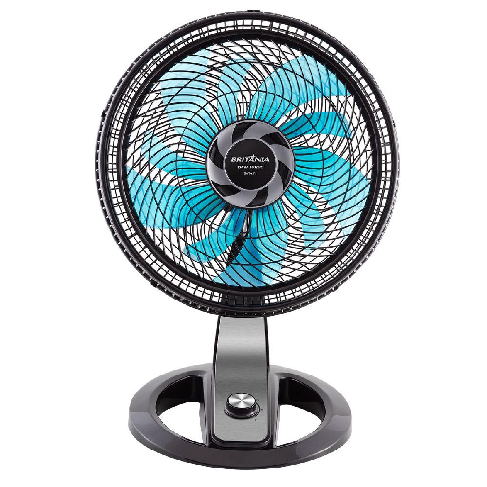 Ventilador De Mesa 40cm Bvt491 8 Pás Britânia Preto 127v