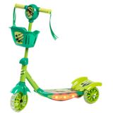 Patinete 3 Rodas Com Cesta Play&amp;fun Verde