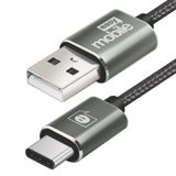 Cabo Usb Premium Tipo-c 1.5 Metros Easy Mobile Cinza