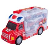 Ambulância Sos Bombeiros Em Resgate Play&amp;fun