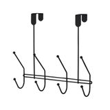 Suporte 4 Ganchos Eclipse Arthi Preto