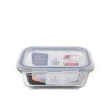 Pote De Vidro Retangular 370ml Casa Do Chef
