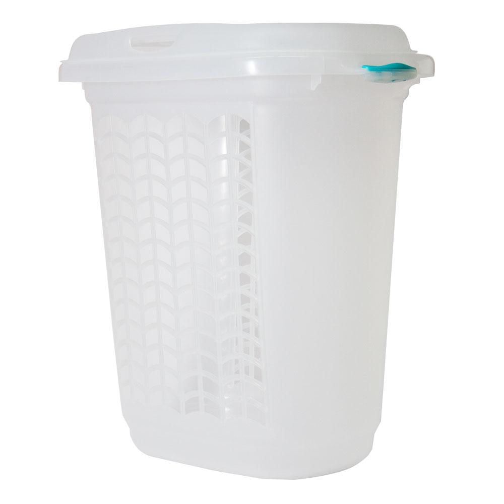 Roupeiro 46.4 Litros Com Tampa Sanremo Telado 265 Cristal