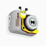Câmera Fotográfica Digital Infantil Com Capa Anti-queda Design Compacto E Leve