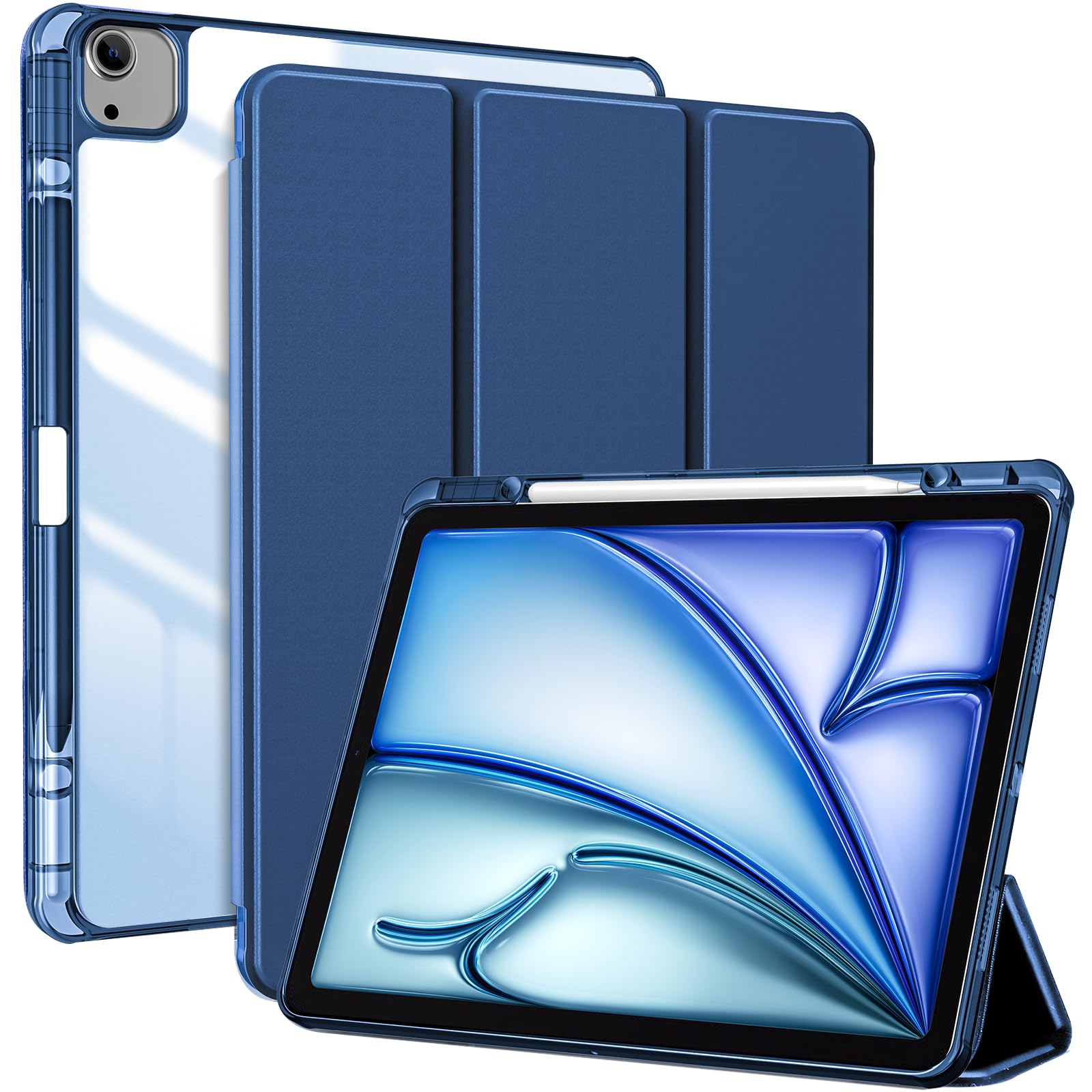 Capa Procase Para Ipad Air De 13 Polegadas 2025 M3/2024 M2 - Azul Marinho