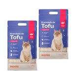 Granulado Higiênico De Tofu E Lavanda Meau Para Gatos - 5 Kg (2 Pacotes De 2,5 Kg)