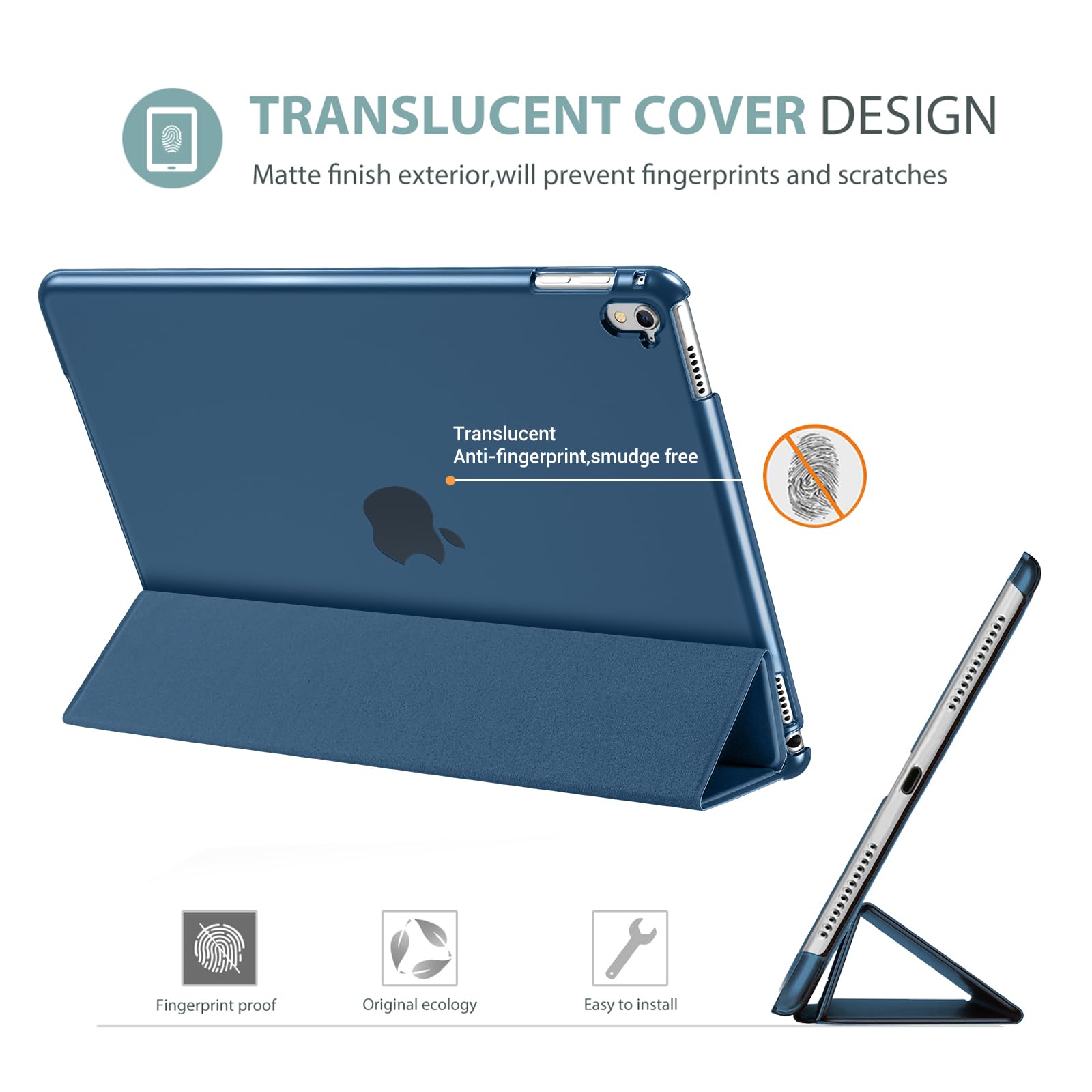 Capa Procase Smart Para Ipad Pro 9.7 2016 Com Parte Traseira